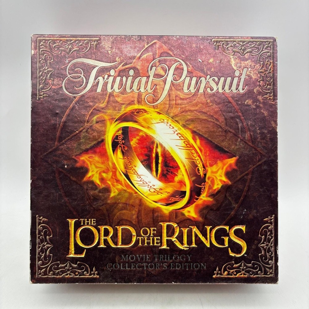 Lord of the Rings Trivial Pursuit Game Movie Trilogy Collectors Edition 2003